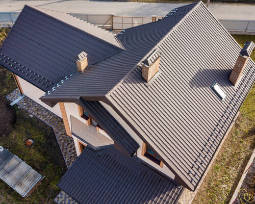 Metal Roofing on Residential Home