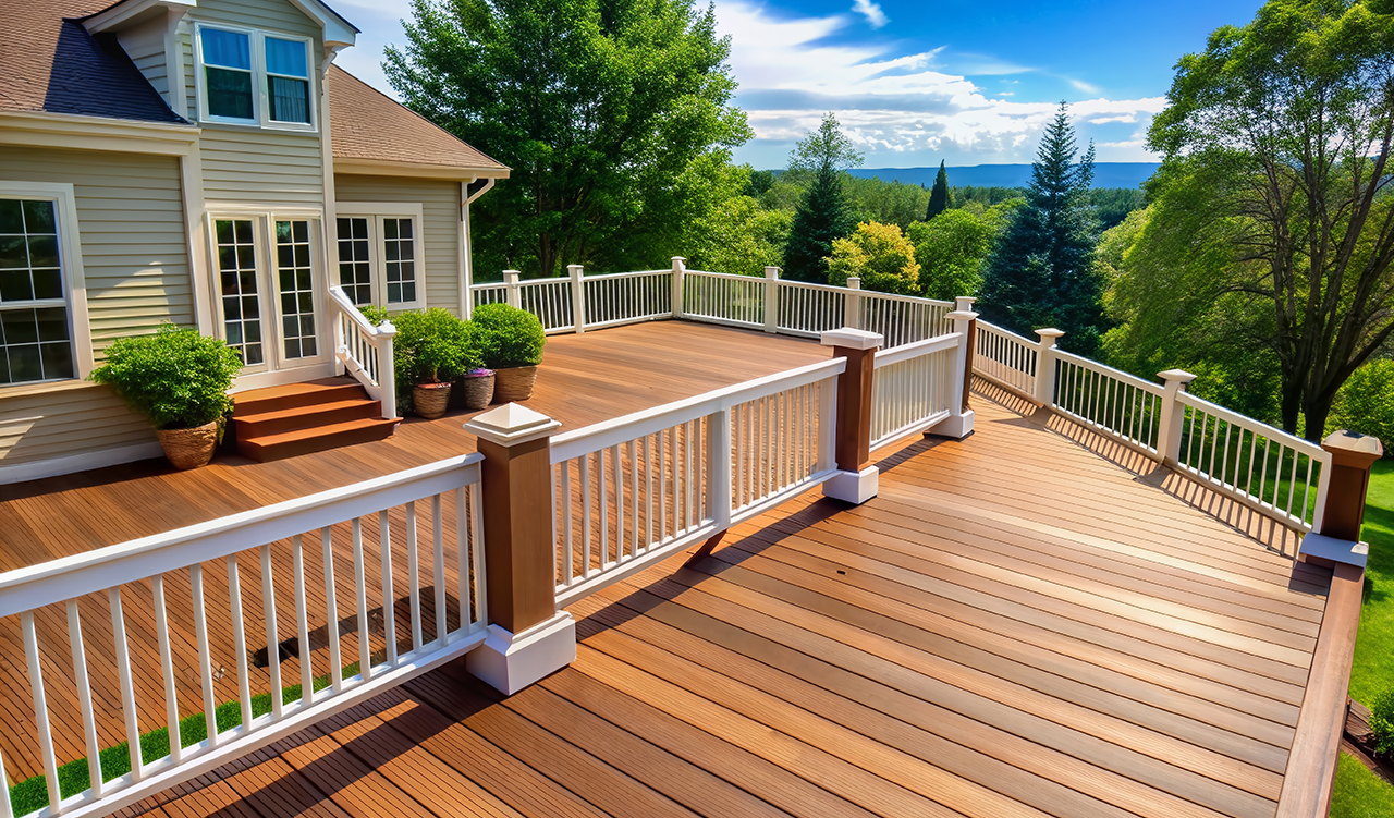 Newly Installed Backyard Deck